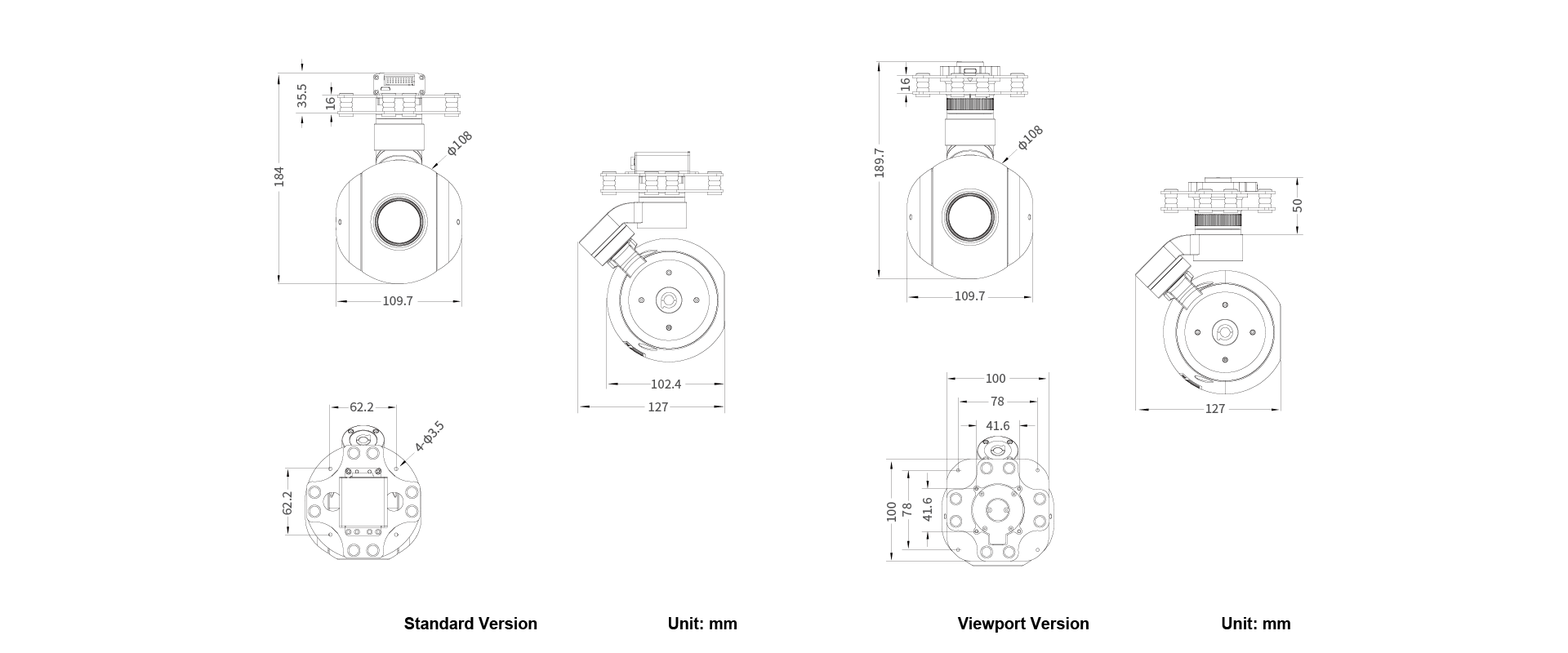 Q30T Pro II 30X Zoom UAV Gimbal Camera