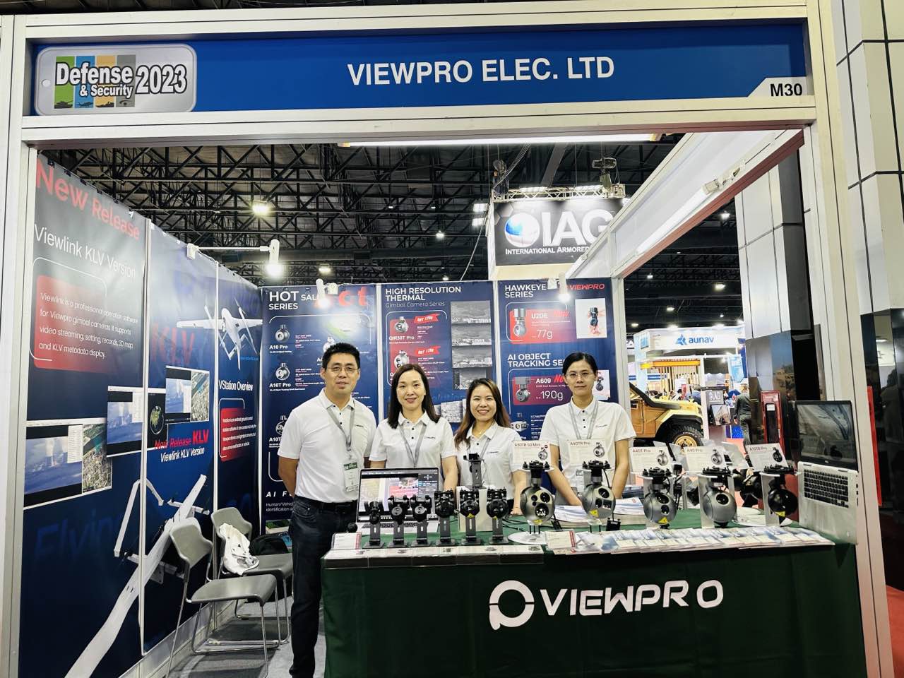 Viewpro's Groundbreaking Innovations Steal the Spotlight at Defense & Security 2023 Exhibition!